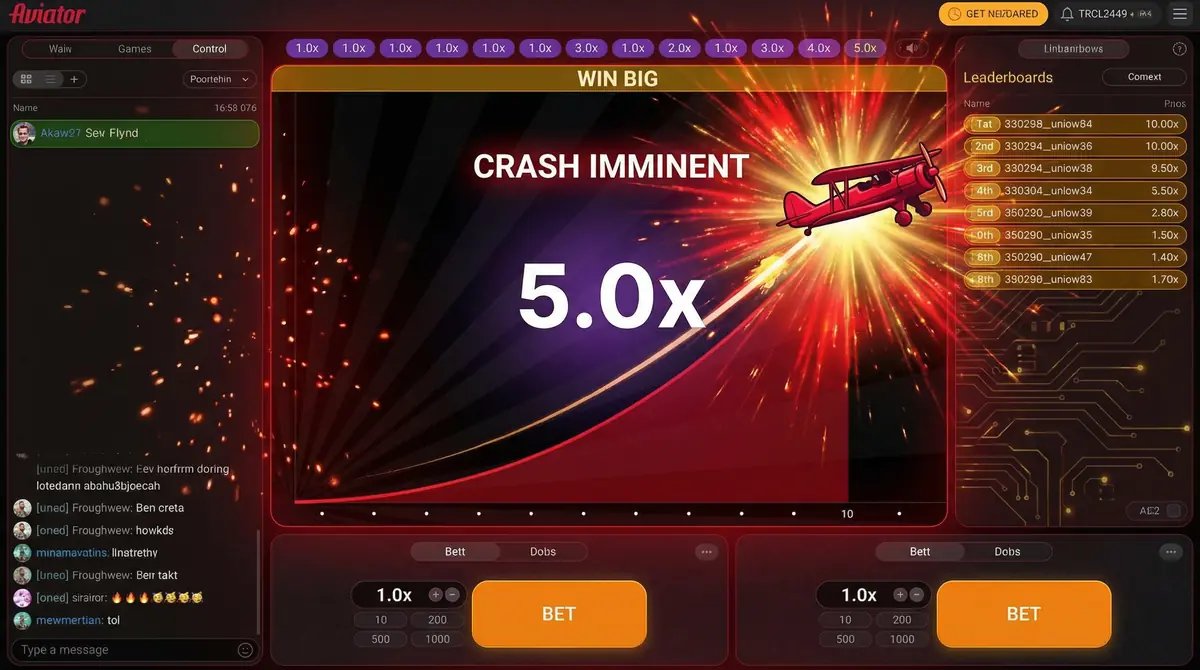 Gameplay de Aviator en Nuevo Casino Online México