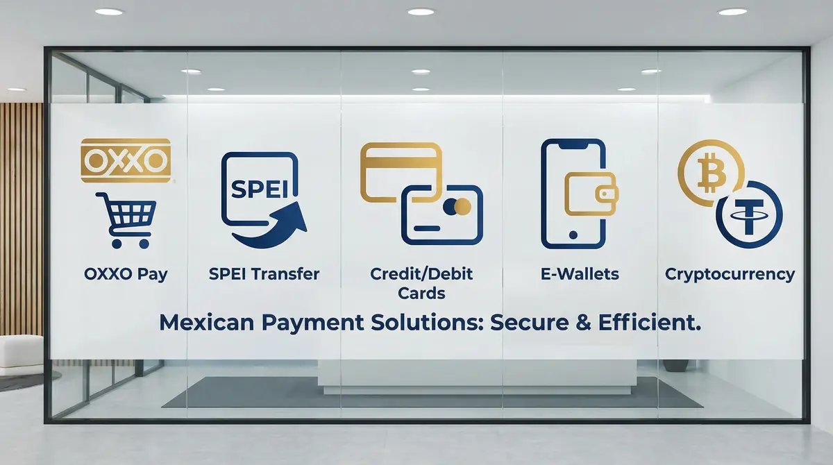 Métodos de pago disponibles en Nuevo Casino Online México - OXXO, SPEI, Tarjetas, Criptomonedas